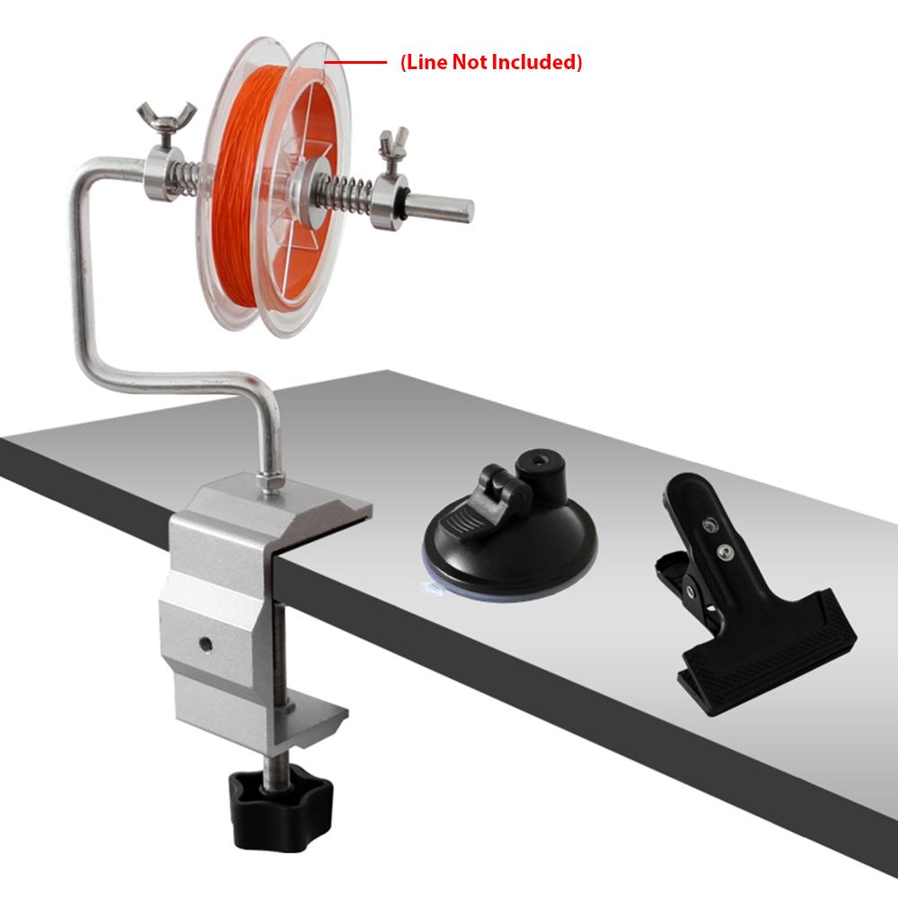 Bộ Guồng Quay Dây Câu Cá 3 Trong 1 Kèm Kẹp Và Đế Hút Dễ Điều Chỉnh Tiện Dụng