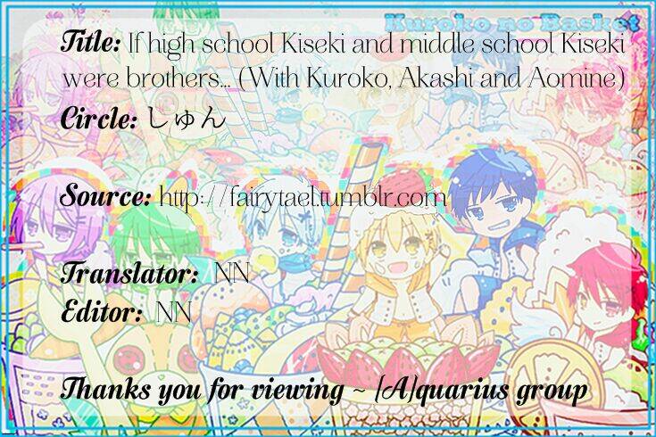 kuroko – tuyển thủ vô hình: short doujinshi chapter 101 2