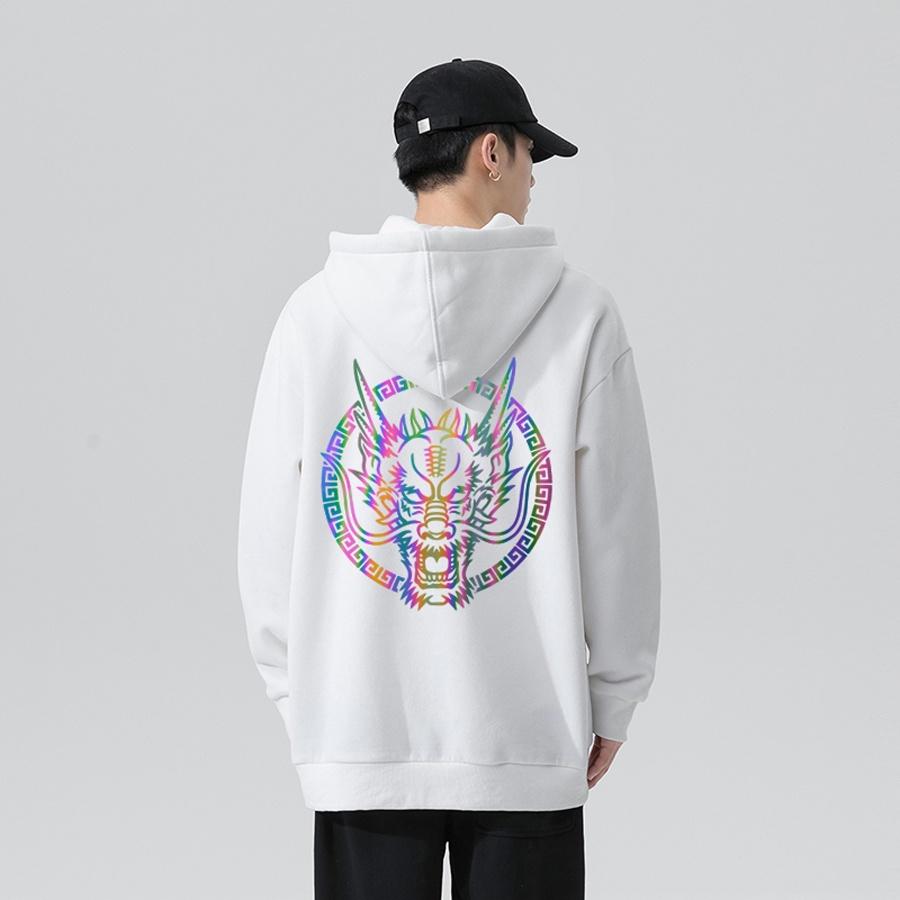 Áo Hoodie Nam Nữ Vải Nỉ Ngoại Dày Dặn Phản Quang Rồng Anam Store