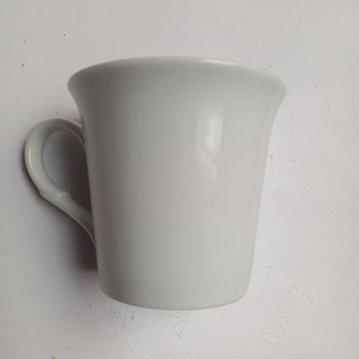 Cốc Sứ Miệng Loe Trắng Cao Cấp Dung Tích 250 ml