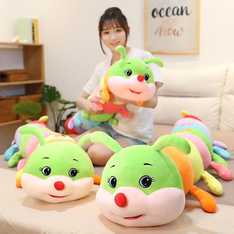 70-150Cm Đáng Yêu Mềm Mại Đầy Màu Sắc Sâu Bướm Sang Trọng Đồ Chơi Gối Trẻ Em Nhồi Bông Sang Trọng Đồ Chơi Con Sâu Mềm Mại Sang Trọng Búp Bê quà Tặng Sinh Nhật