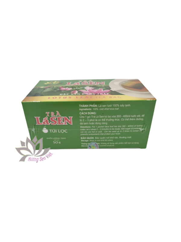 Trà Lá Sen Túi Lọc (Sấy Lạnh) Hương Sen Việt (2g x 25 Túi)