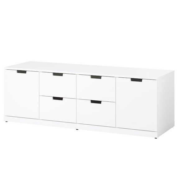 BANALDO, Tủ đựng đồ lưu trữ 6 hộc kéo DRA_056, 160x47x53cm