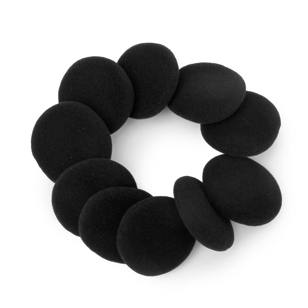 10pcs Soft EarPads For MDR Headset Covers Earphone Foam Pad Cushion 40mm