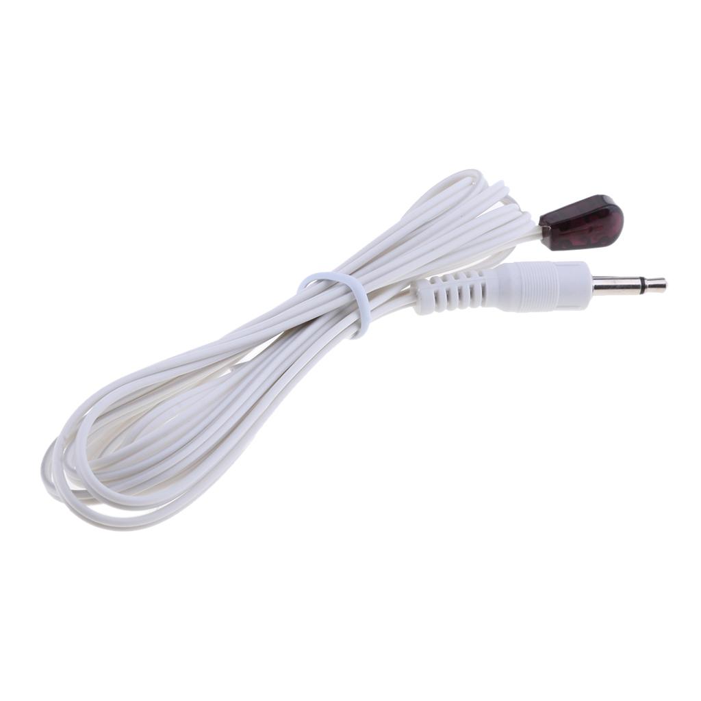 Universal 1.5Meter IR Emitter Cable Infrared Receiver Extension Cable Video System White