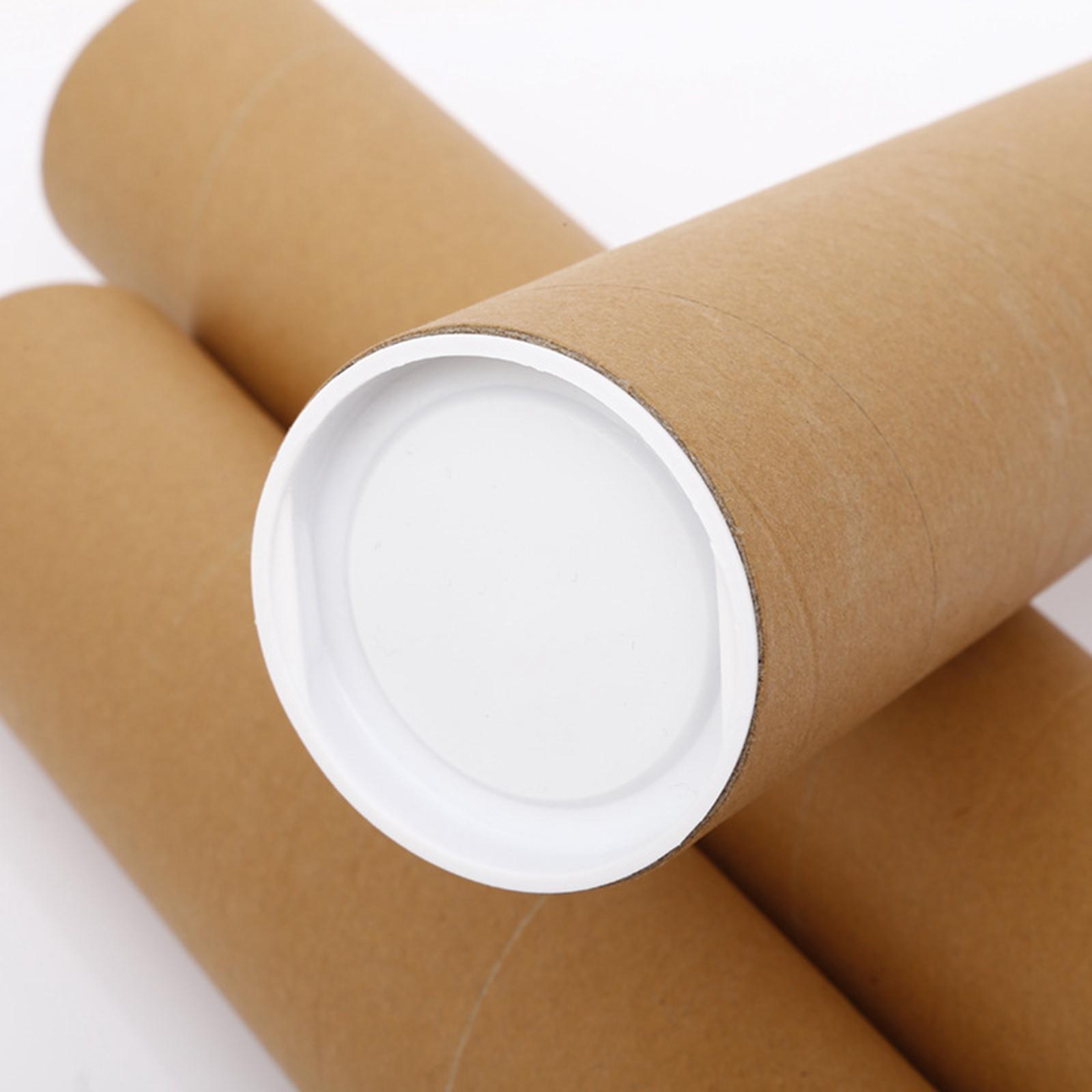 Poster Tubes Round with Caps Postal Tube for Blueprint Poster Shipping