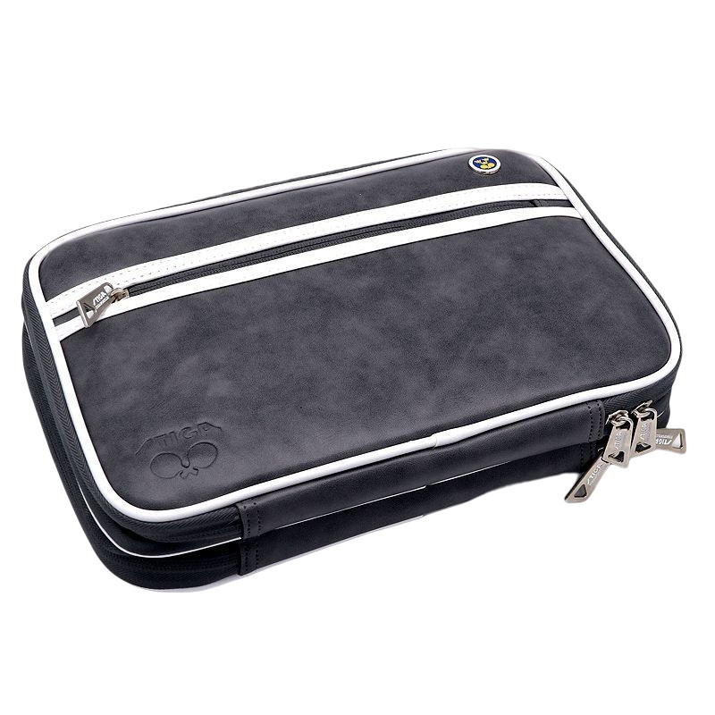 Bao Vợt Bóng Bàn Vuông Loại Da -  Màu Cam Đất - Tiện Lợi - Đa Năng