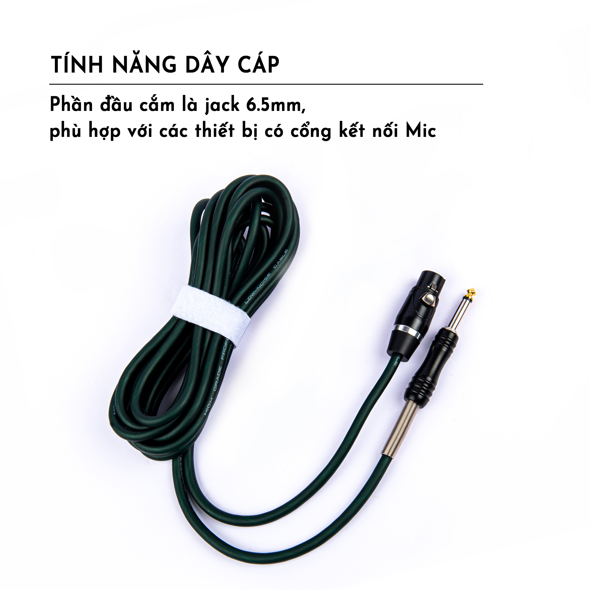 Micro Karaoke Có Dây Loại Cao Cấp JSJ - F8 Hàng Chính Hãng