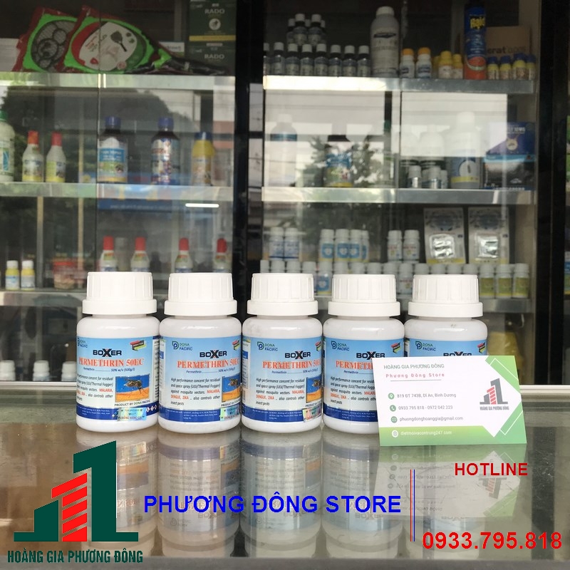 Thuốc diệt muỗi Boxer Permethrin 50EC _ chai 100ml
