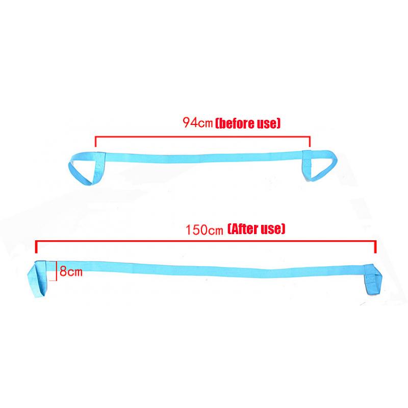 Yoga mat dây đai dây đai yoga có thể điều chỉnh vai dây đeo thể thao vai mang dây đai tập thể dục kéo dài dây yoga đàn hồi thắt lưng yoga Color: as shown 08