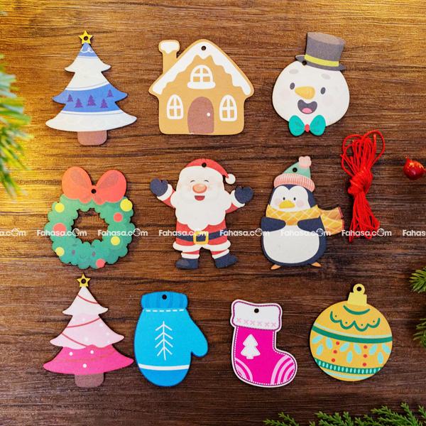 Dây Hình Gỗ Trang Trí Giáng Sinh - Bách Mộc - Set 7