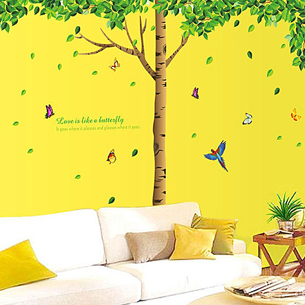 Decal Dán Tường Cây Bóng Mát Binbin PK01