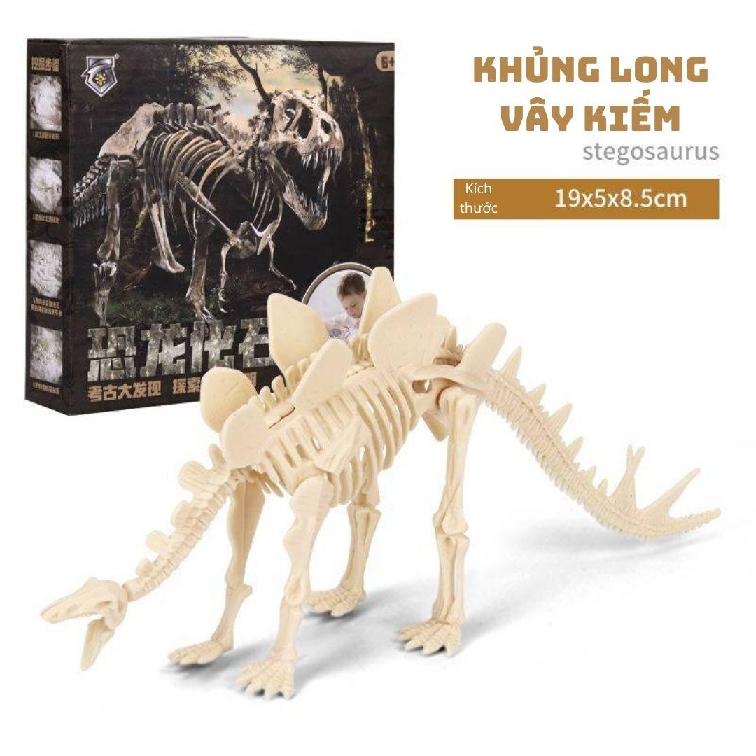 Mô hình Khủng Long hóa thạch - truy tìm dấu vết hóa thạch