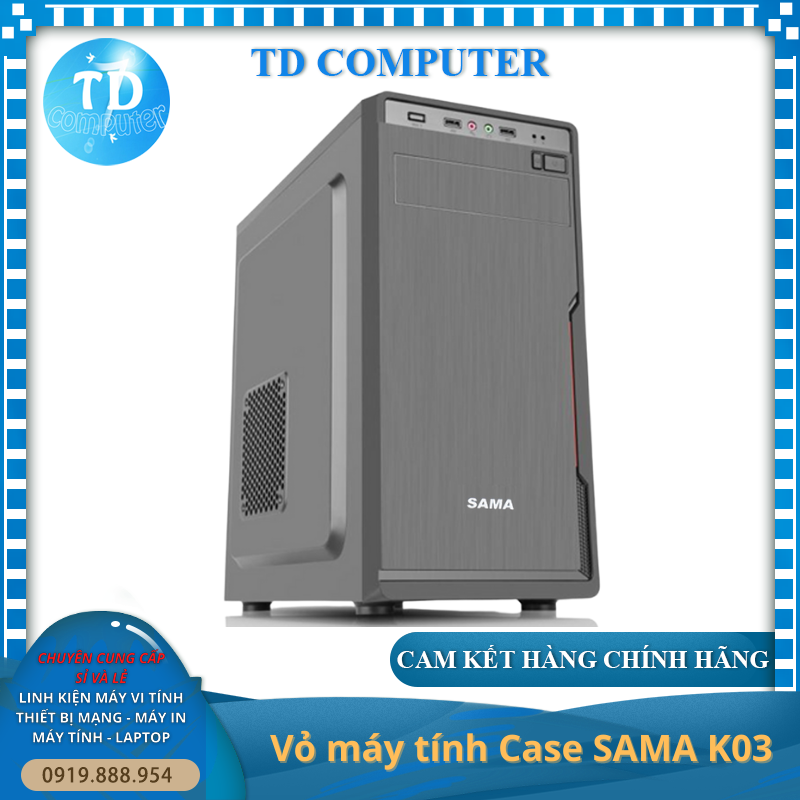 Vỏ máy tính Case SAMA K03 (ATX, M-ATX) - Hàng chính hãng TECH VISION phân phối