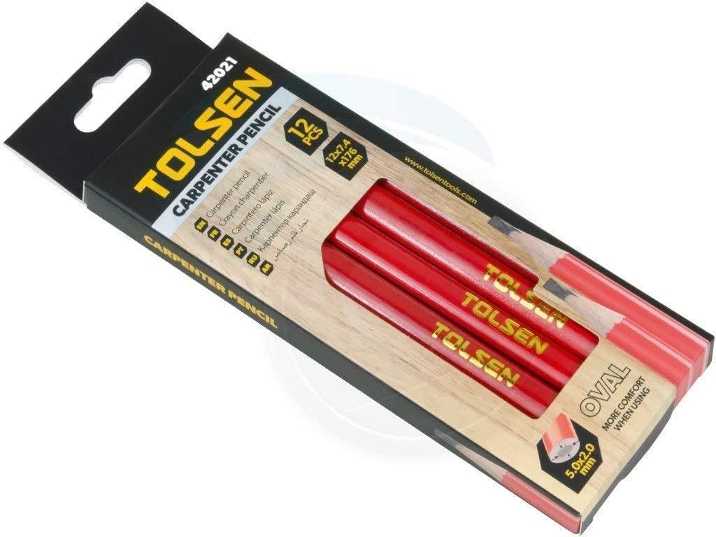 BỘ 12 CÂY BÚT CHÌ 176MM TOLSEN 42021 - HÀNG CHÍNH HÃNG