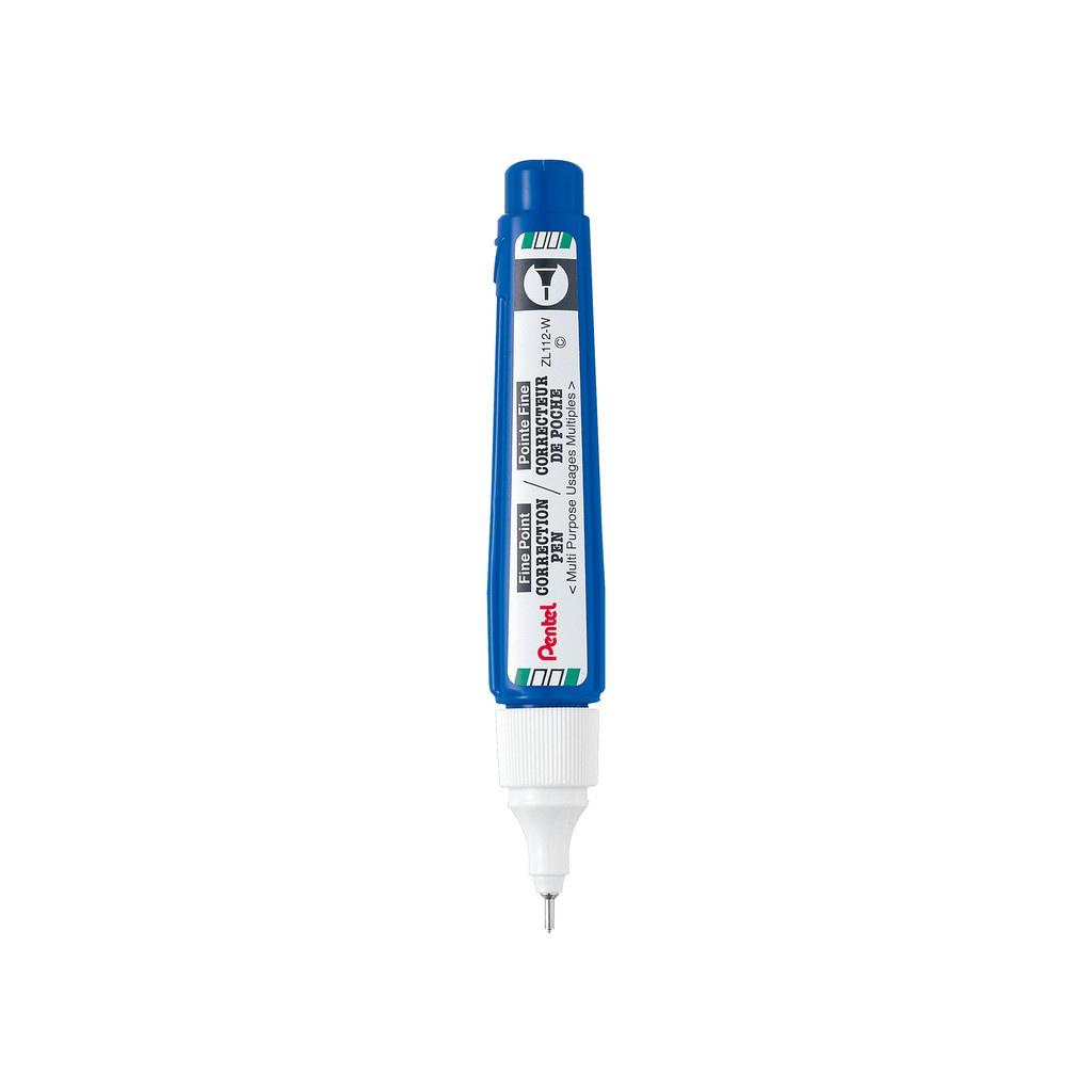 Bút Xóa Đầu Nhỏ Thân Trụ Cao Cấp Pentel ZL112 | Thiết Kế Độc Đáo, Lạ Mắt | An Toàn Cho Người Dùng