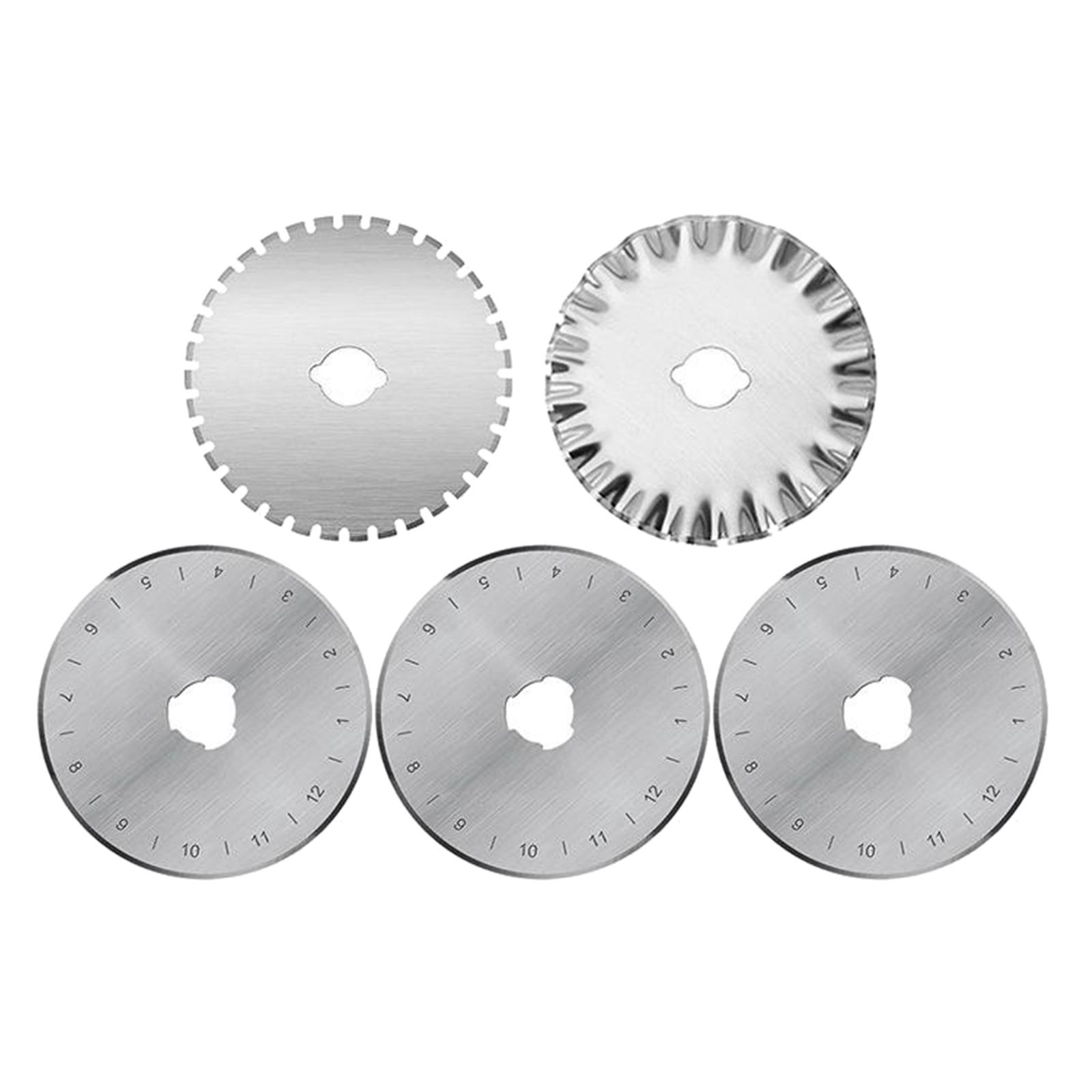 45mm Round Rotary Trimmer Blades Kit for Fabric Leather Sharp