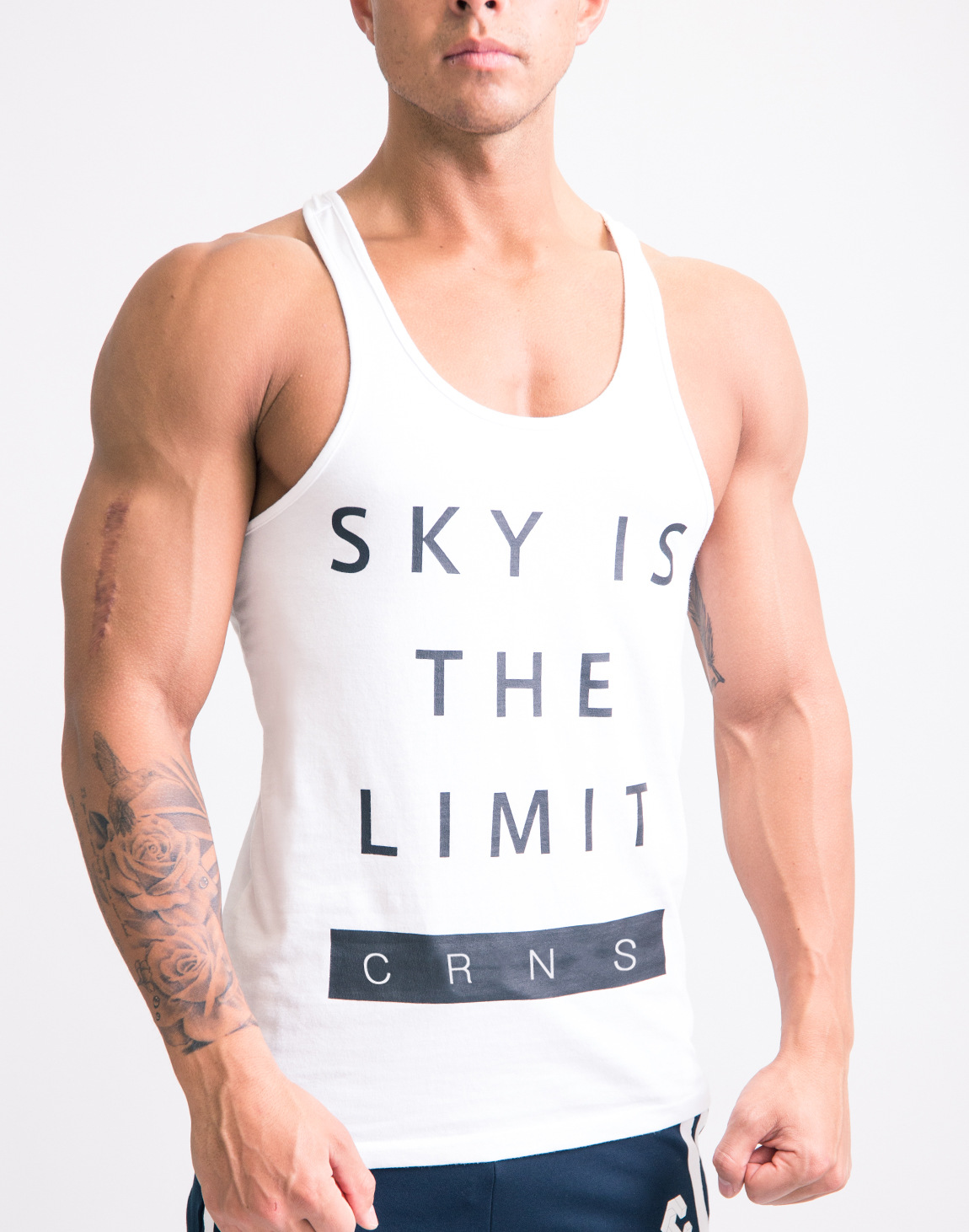 Áo Ba lỗ nam tập gym SKY IS THE LIMIT dây nhỏ,phá cách để mang đến kiểu dáng mới nhất