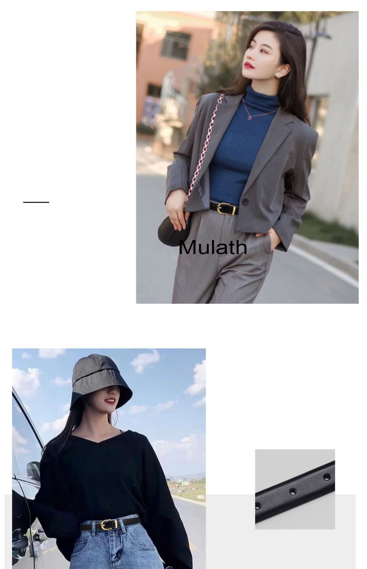 Thắt lưng nữ bản nhỏ, dây nịt nữ da thật cao cấp thời trang cá tính mã TL.NU02