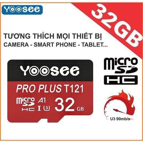 Thẻ Nhớ 32GB YOOSEE-Chuyên Dụng Camera - Hàng chính hãng