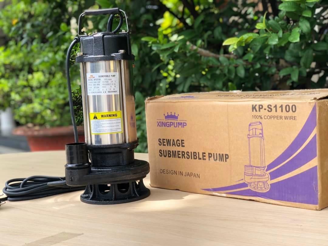 MÁY BƠM CHÌM 1100W KINGPUMP KP-S1100 - HÀNG CHÍNH HÃNG