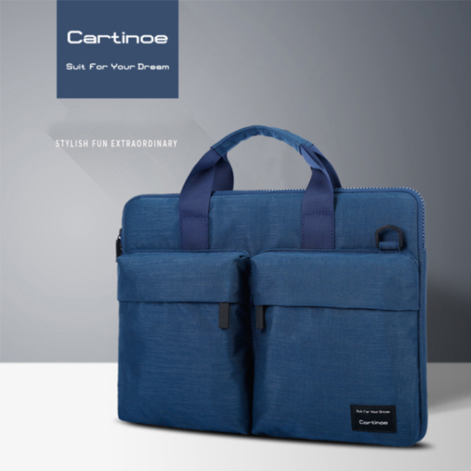 [BackpackWorld] Cặp Xách Laptop Cartin Fit Series i13 - Navy