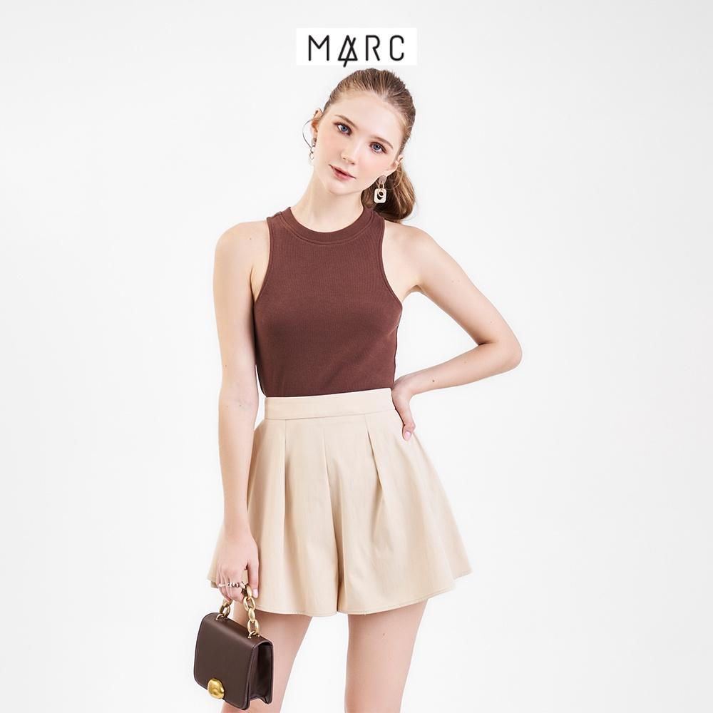 Quần Short Nữ MARC FASHION Ống Xòe Ly Trước FALT0526