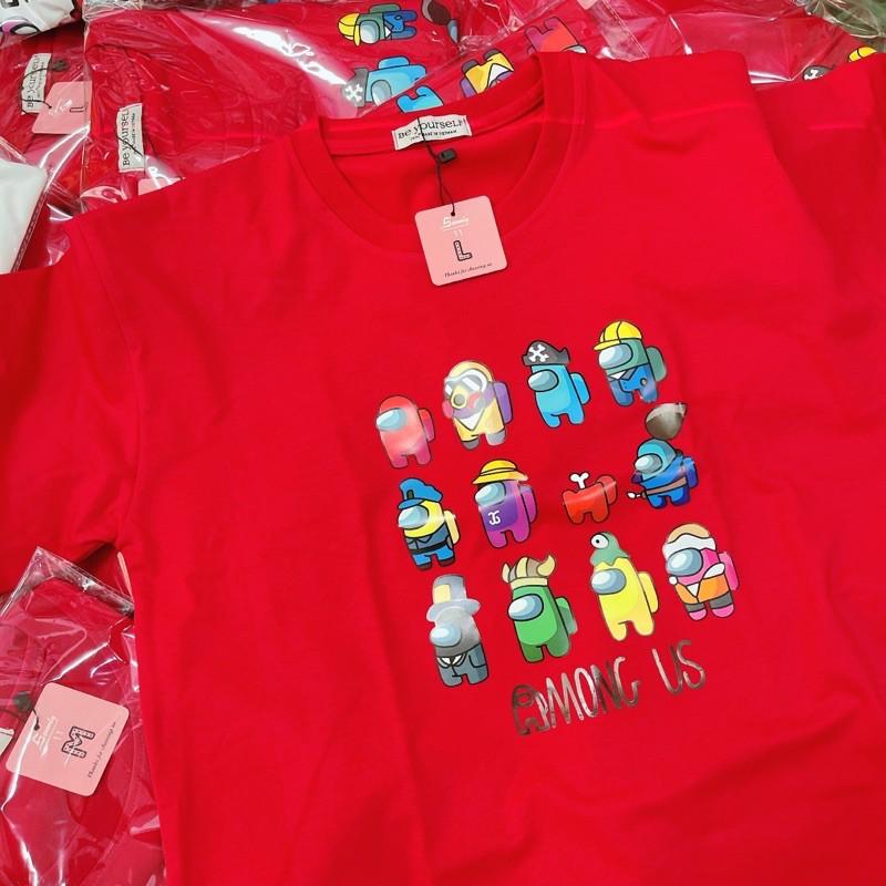 ÁO THUN UNISEX AMONG US 12 CON CỰC TREND SIZE M L XL