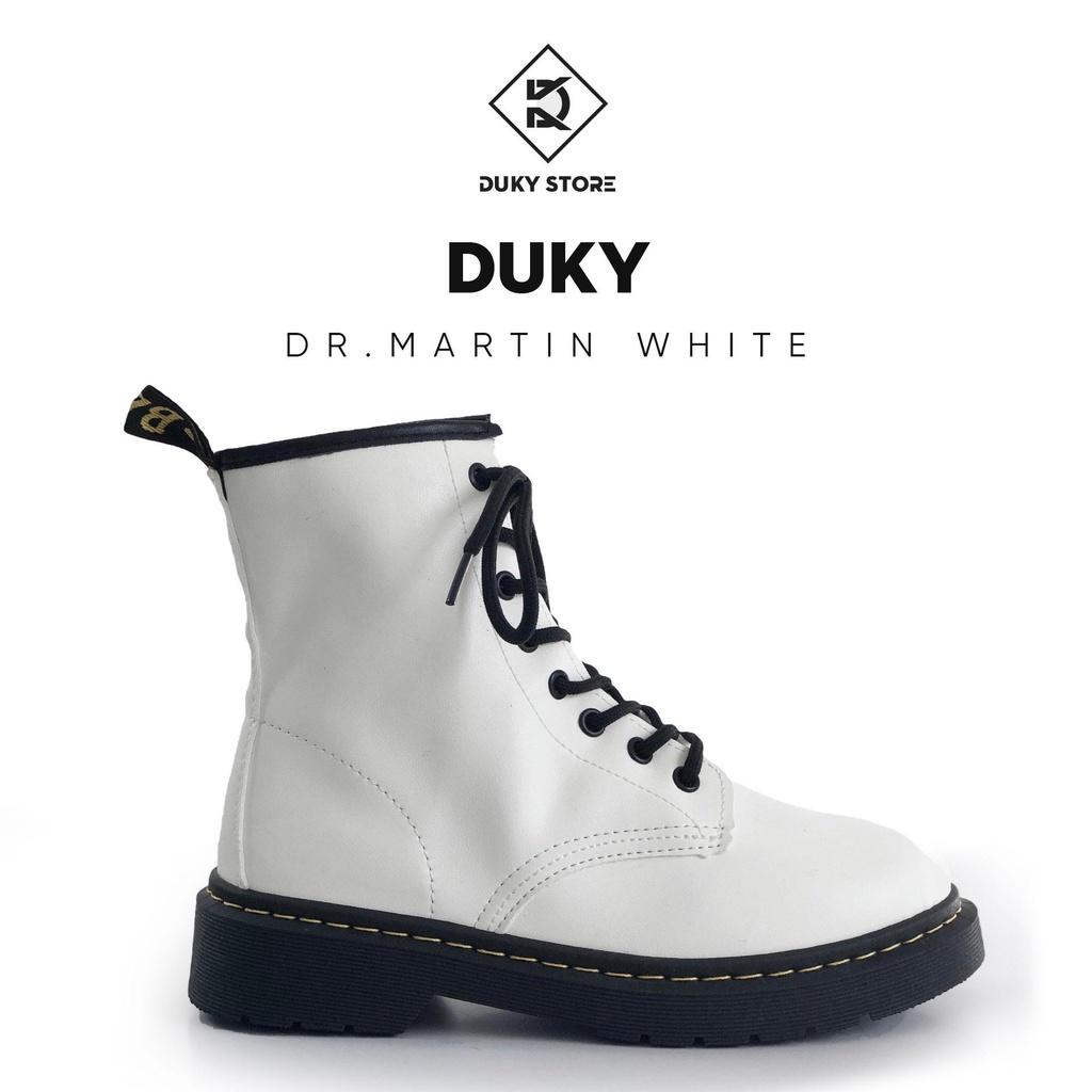 Giày boots Dr.Marten nữ phong cách chất liệu da Pu - Duky Store