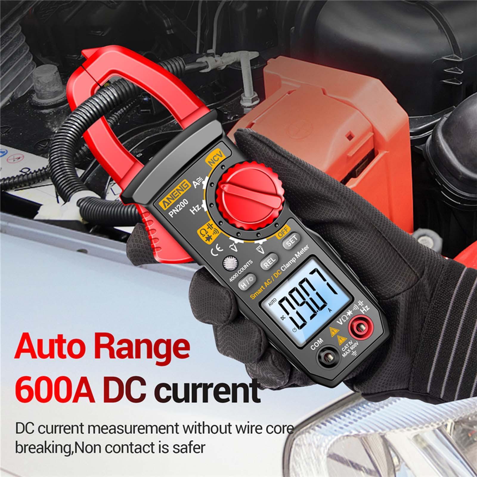 Digital Clamp Meter Accs Handheld Professional AC DC Universal Measures Tool Multimeter for Auto Voltage Resistance Electrician Current