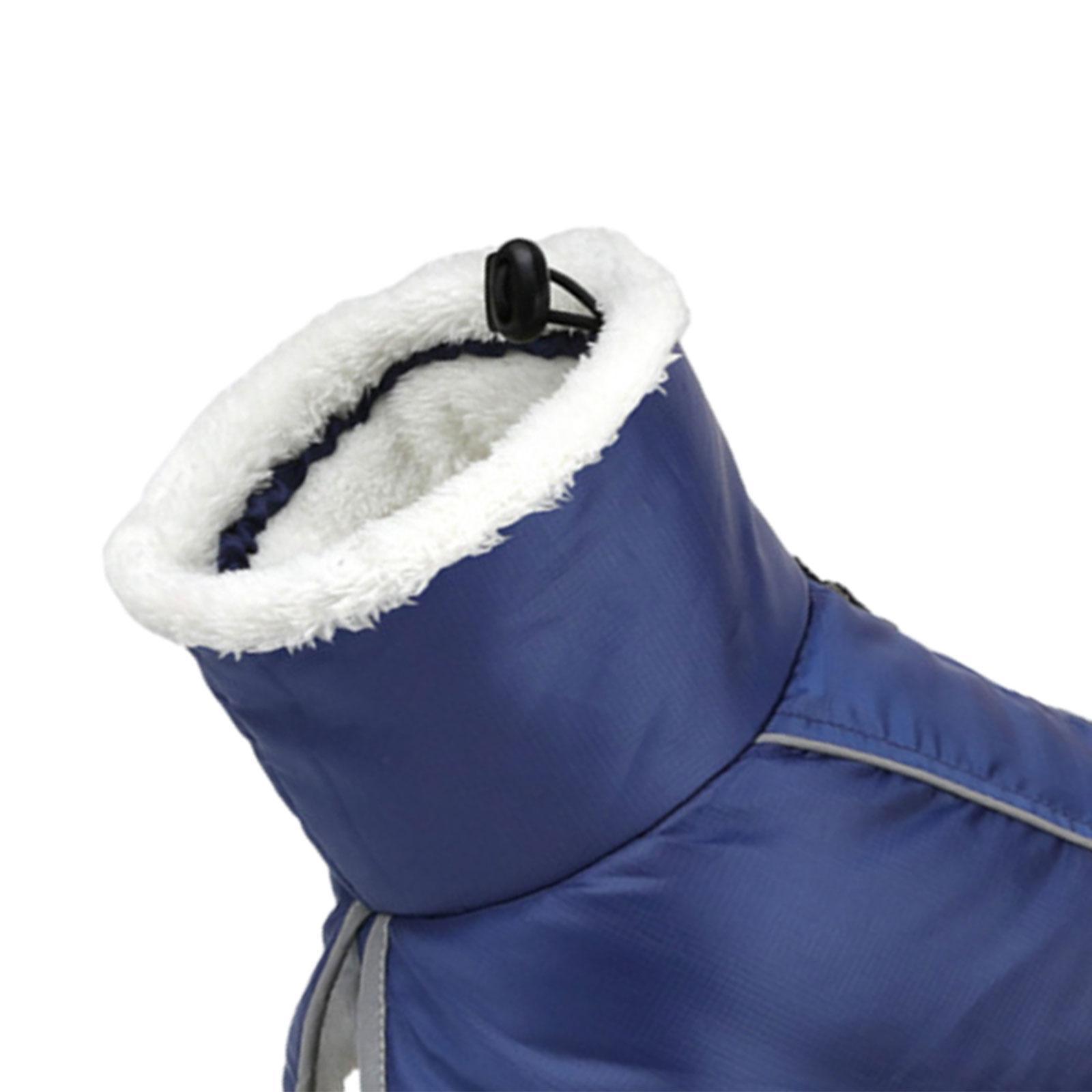 Warm Dog Coat Clothing Windproof Waterproof with Leash Hole Outdoor Dog Vest