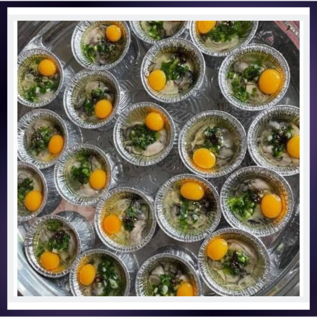 Set 50 Cốc, chén bạc, khuôn giấy bạc nhôm nướng hàu, bánh, tart trứng siêu tiện lợi