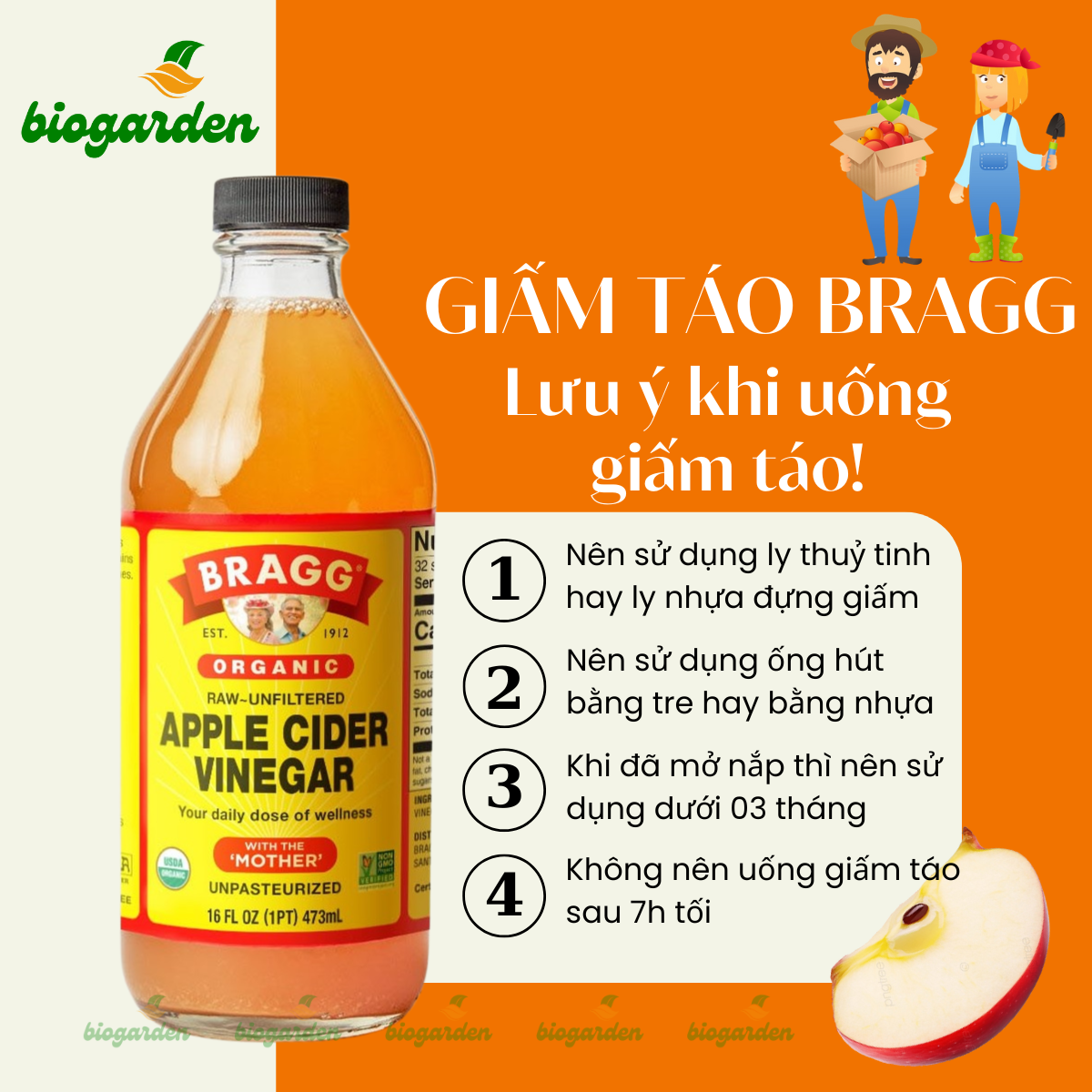 Giấm táo hữu cơ Bragg