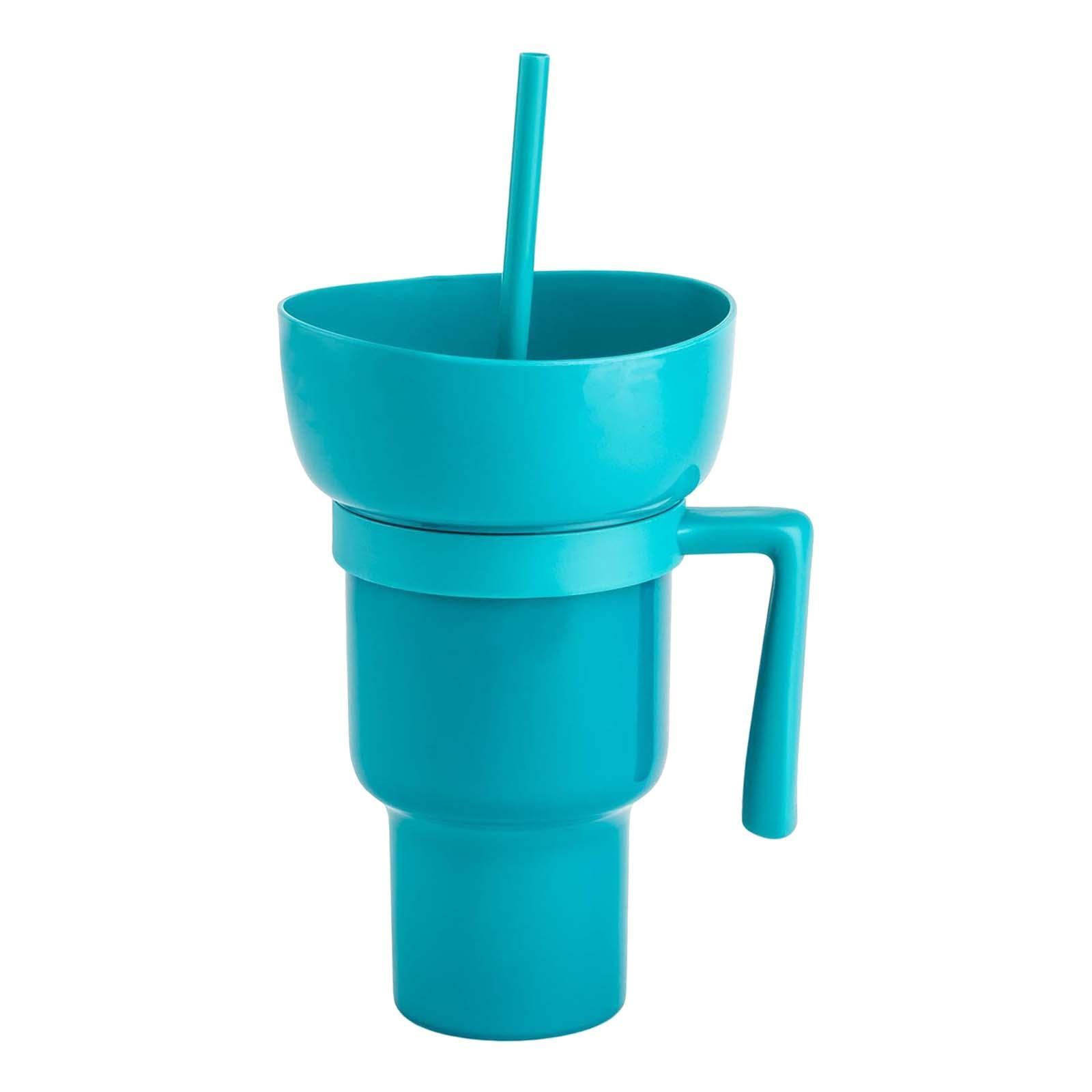Portable Stadium Tumbler Snacks Cup Snack Bowl for Living Room Bedroom Travel