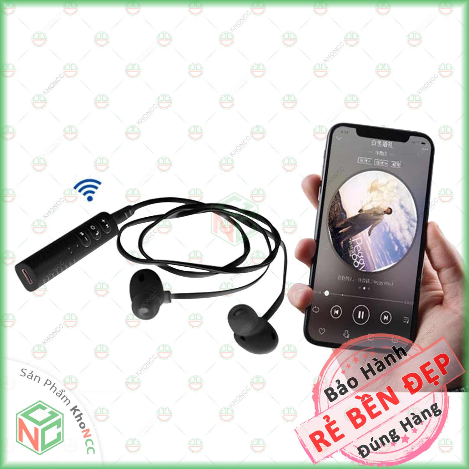 (Không Dây) Thiết Bị Chuyển Đổi Tai Nghe Thường Sang Bluetooth KhoNCC Hàng Chính Hãng - Kết Nối Loa Hoặc Xe Hơi - KLM-CATSBTR999