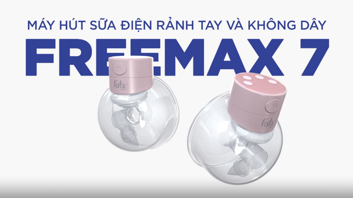 MÁY HÚT SỮA ĐIỆN RẢNH TAY VÀ KHÔNG DÂY Fatzbaby - FREEMAX 7 - FB1222TP