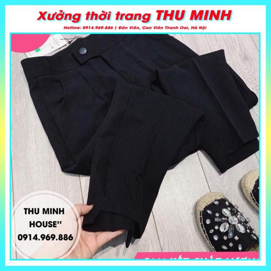 Quần Baggy Tây nữ BIG SIZE Gấu Lệch vải tuyết mưa đẹp