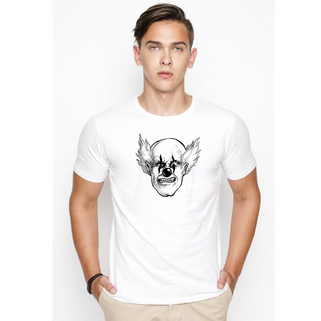 Áo thun nam chú hề phong cách hàn quốc vải dày mịn