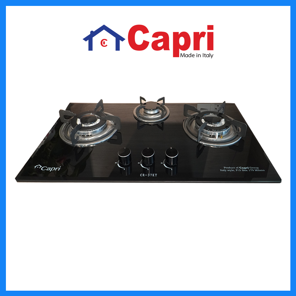 Bếp gas âm 3 lò Capri CR-37KT | Hàng chính hãng