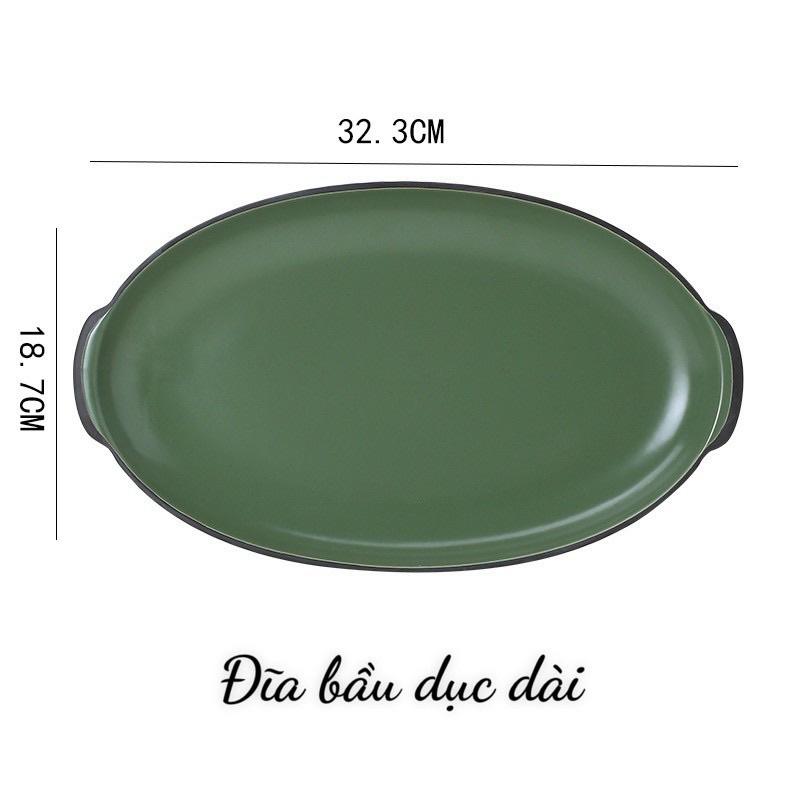 Set bát đĩa 19 món mang phong cách Nhật Bản. Gốm sứ cao cấp.