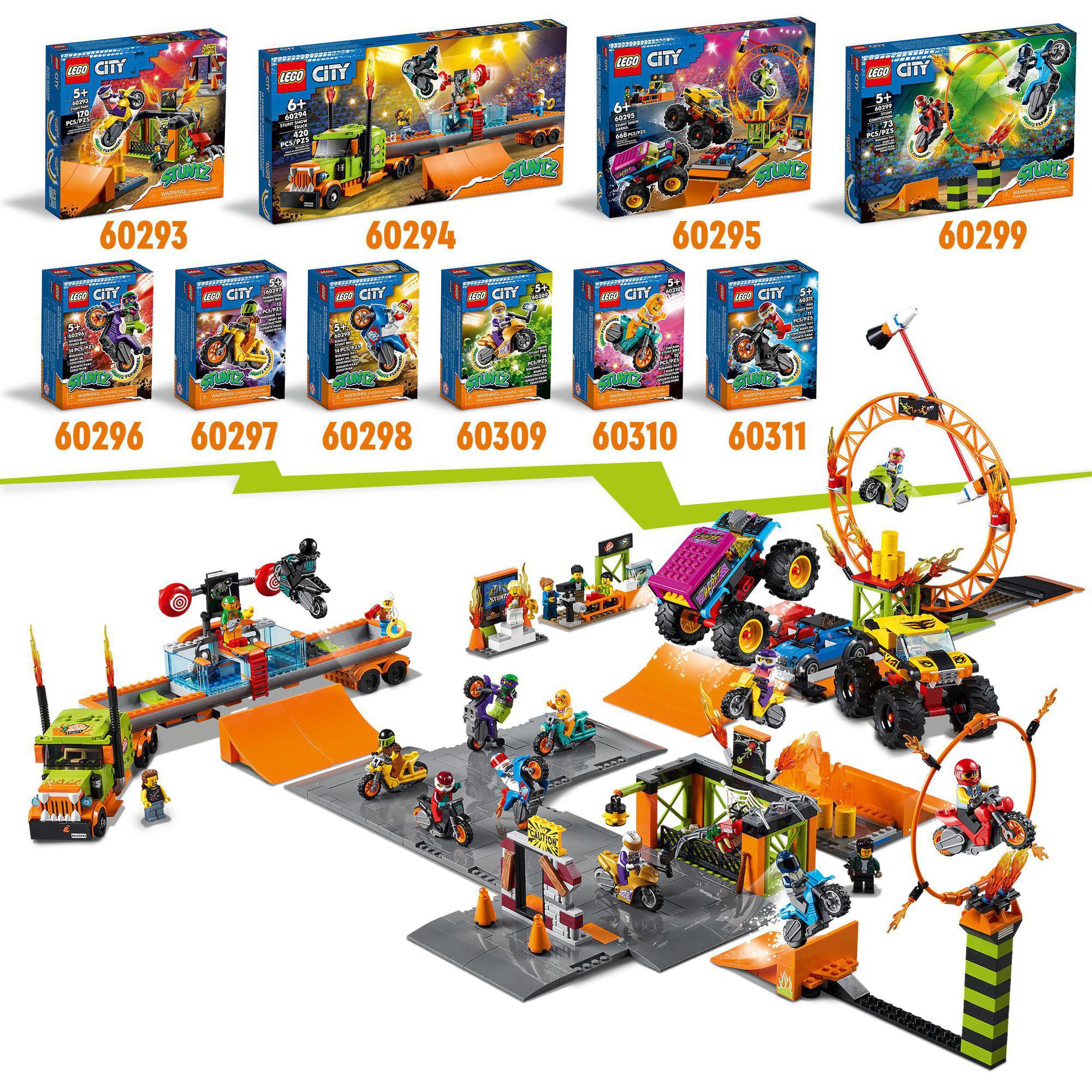 LEGO City 60298 Xe đua mô tô của Evel Knievel