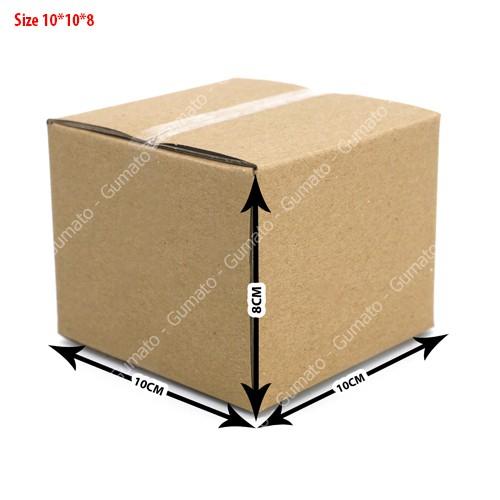 Hộp giấy P13 size 10x10x8 cm, thùng carton gói hàng Everest