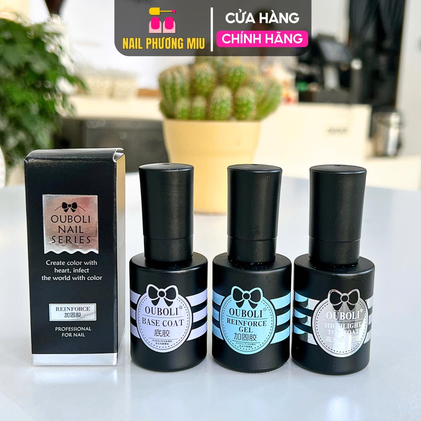 Base Top Cứng Móng OUBOLI 20ml, Tăng Độ Bền Móng, Bảo Vệ Móng Hiệu Quả, Dành Cho Nail Chuyên Nghiệp Làm Nail
