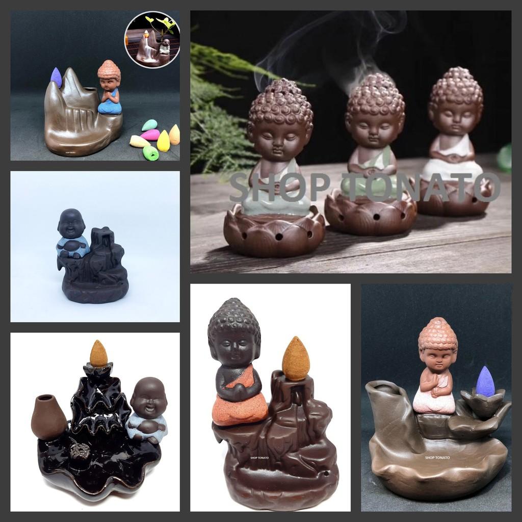 XÔNG TRẦM THÁC KHÓI TRẦM HƯƠNG CHÚ TIỂU ĐỦ LOẠI TẶNG 3 NỤ TRẦM