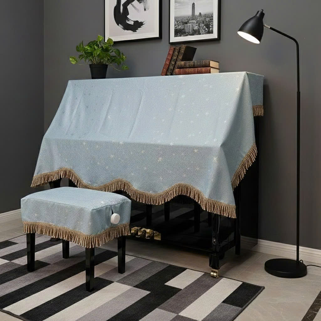 Khăn phủ đàn piano cơ đàn piano điện tử 88 phím sang trọng cổ điển - Hàng chính hãng
