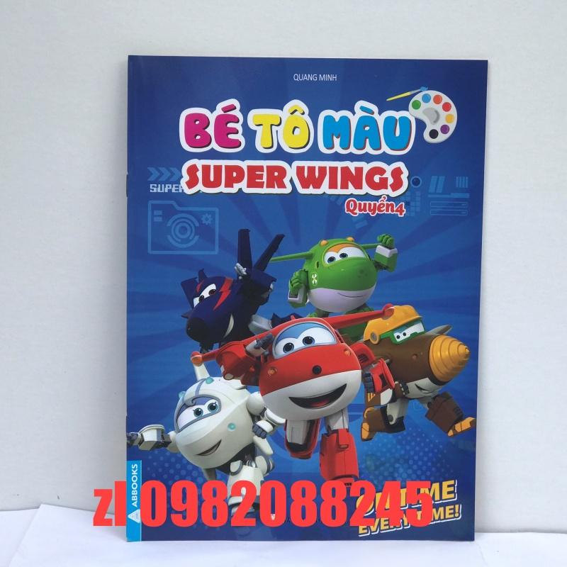 Tranh / tập tô màu super wing