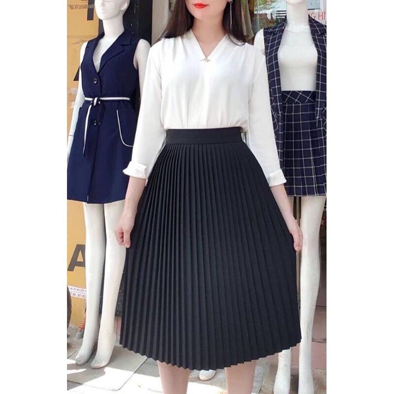 Chân Váy Xếp Ly Quảng Châu loại 1