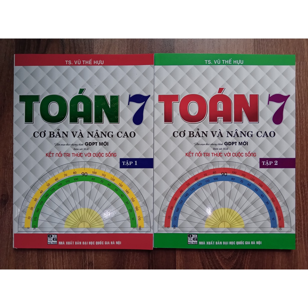 Sách - Combo Toán Cơ Bản Và Nâng Cao Lớp 7 - Tập 1 + Tập 2