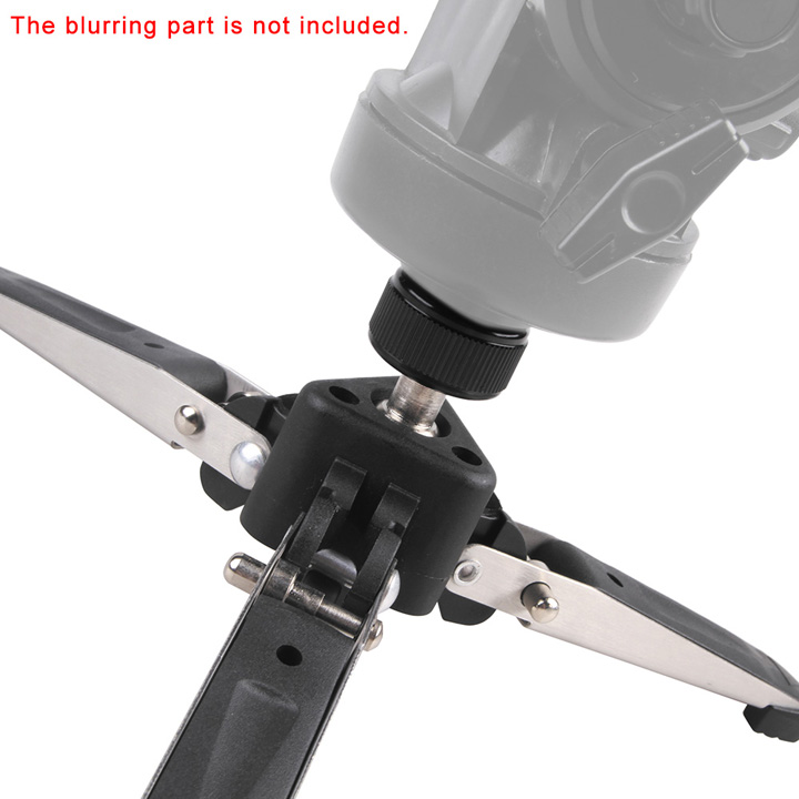 Chảng ba chân gà gắn Monopod ốc 1/4 quay video chụp Macro