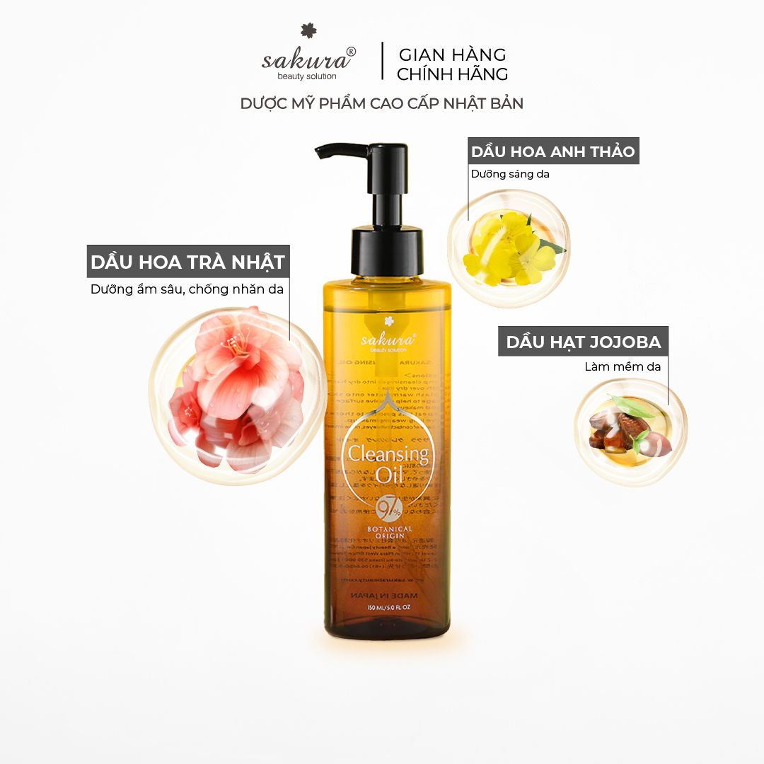 Dầu tẩy trang Sakura Cleansing Oil (150ml)
